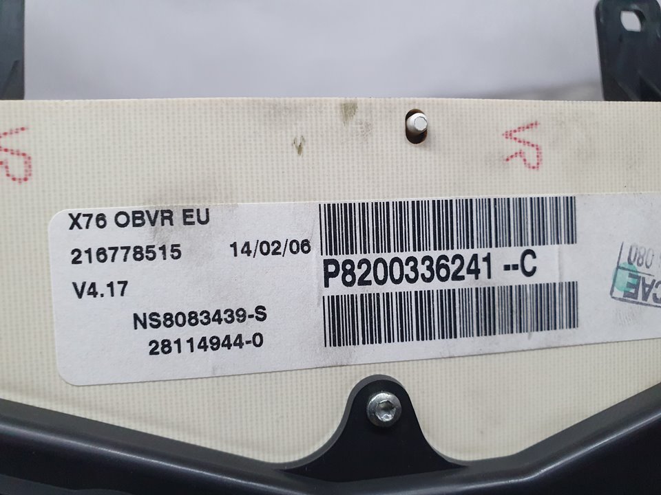 Cuadro Instrumentos para Renault Kangoo (F/Kc0)