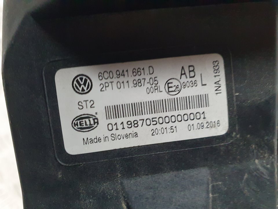 Faro Antiniebla Izquierdo para Volkswagen Polo (6C1)