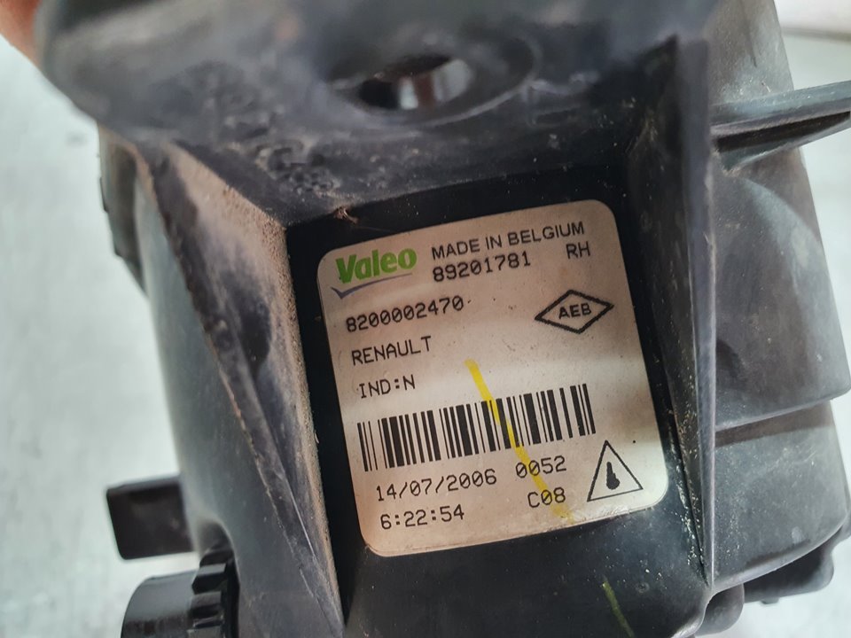 Faro Antiniebla Derecho para Renault Espace Iv (Jk0)