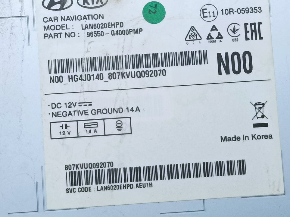 Sistema Navegacion Gps para Hyundai I30 (Pd)