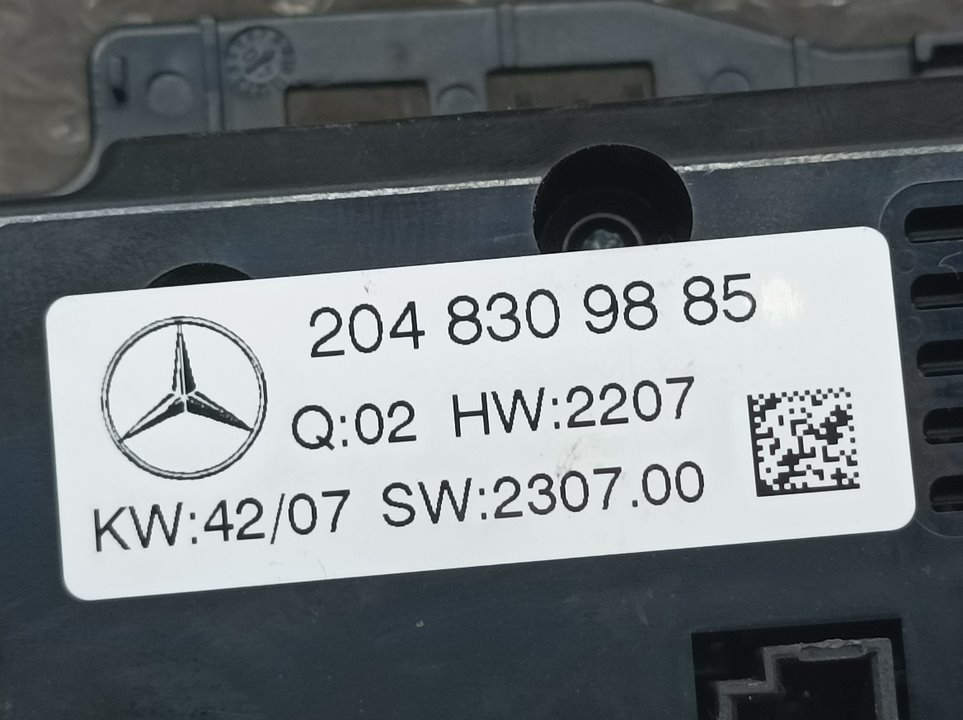 Mando Climatizador para Mercedes-Benz Clase C (W204) Berlina