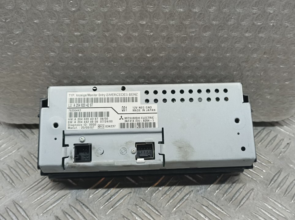 Pantalla Multifuncion para Mercedes-Benz Clase C (W204) Berlina