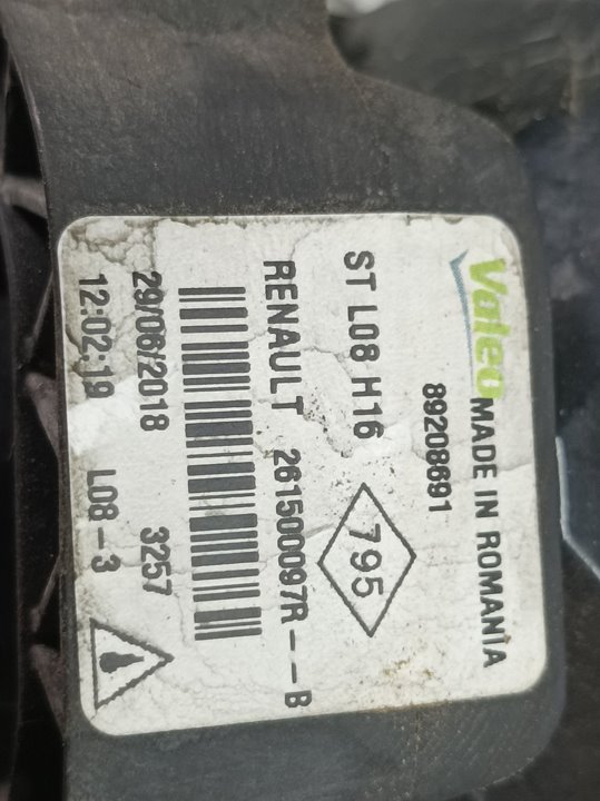 Faro Antiniebla Izquierdo para Dacia Duster Ii