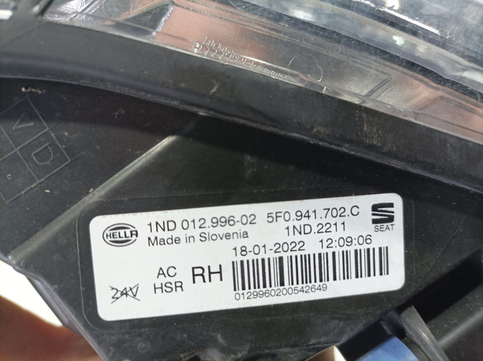 Faro Antiniebla Derecho para Seat Leon (Kl1)