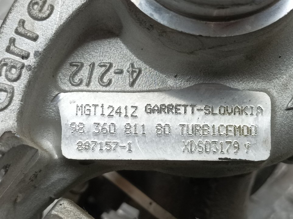 Turbocompresor para Peugeot 208 (P2)