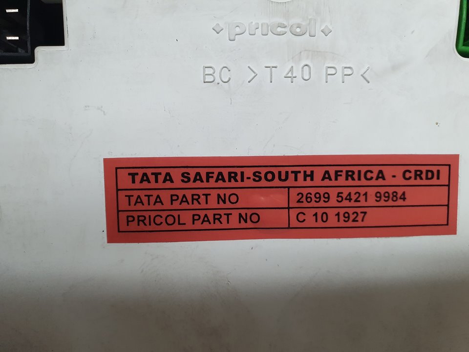 Cuadro Instrumentos para Tata Grand Safari