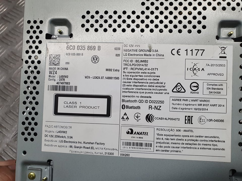 Sistema Navegacion Gps para Volkswagen Polo (6C1)