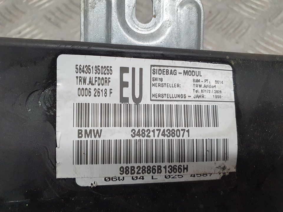 Airbag Lateral Delantero Derecho para Bmw Serie 3 Berlina (E46)