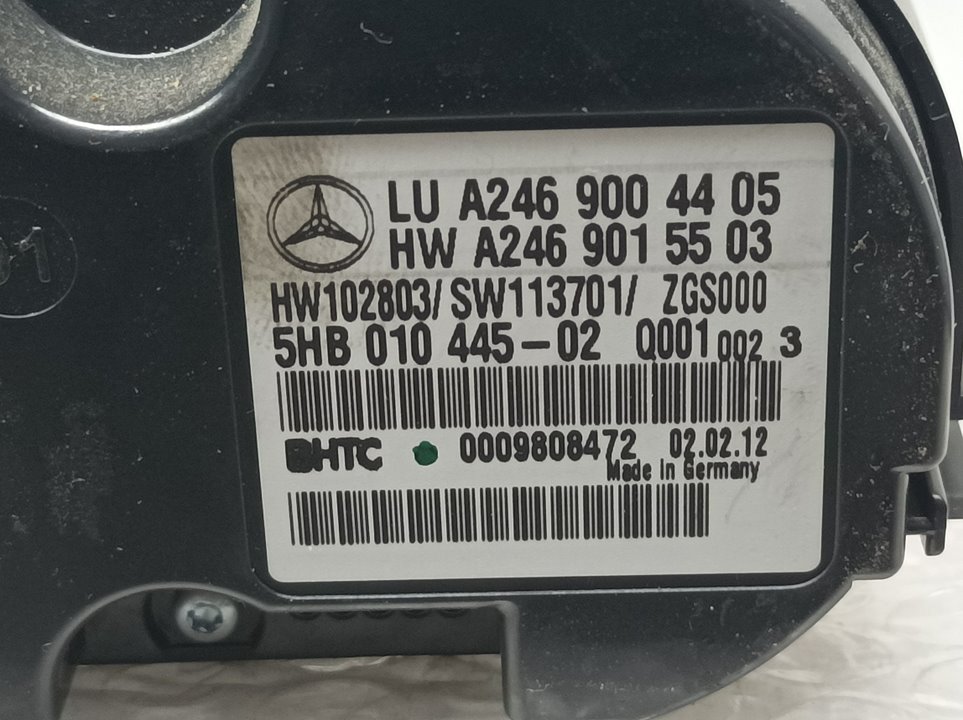 Mando Climatizador para Mercedes-Benz Clase B (W246)