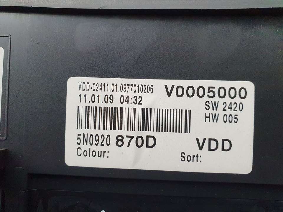 Cuadro Instrumentos para Volkswagen Tiguan (5N1)