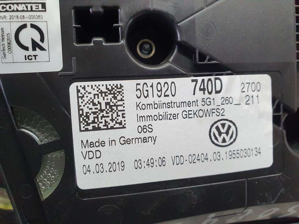 Cuadro Instrumentos para Volkswagen Golf Vii Sportsvan