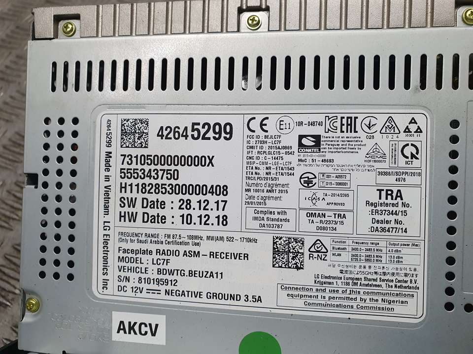 Sistema Navegacion Gps para Opel Mokka X