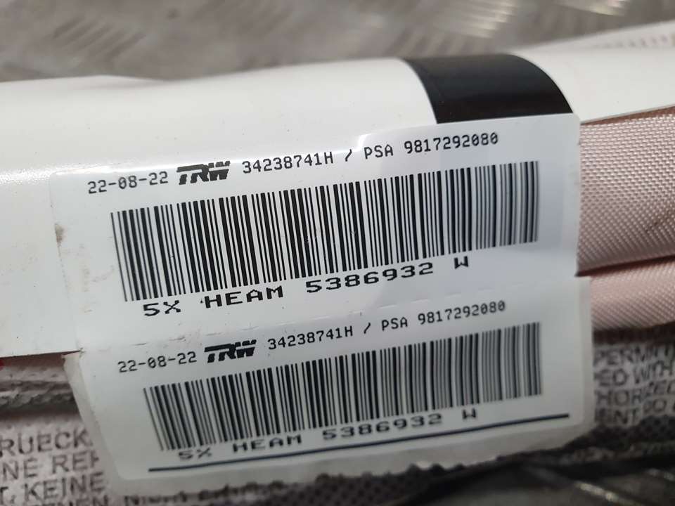 Airbag Cortina Delantero Derecho para Peugeot Rifter