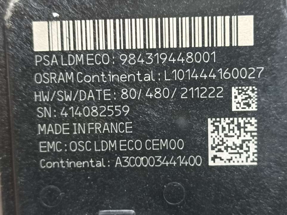 Centralita Faro para Peugeot 308