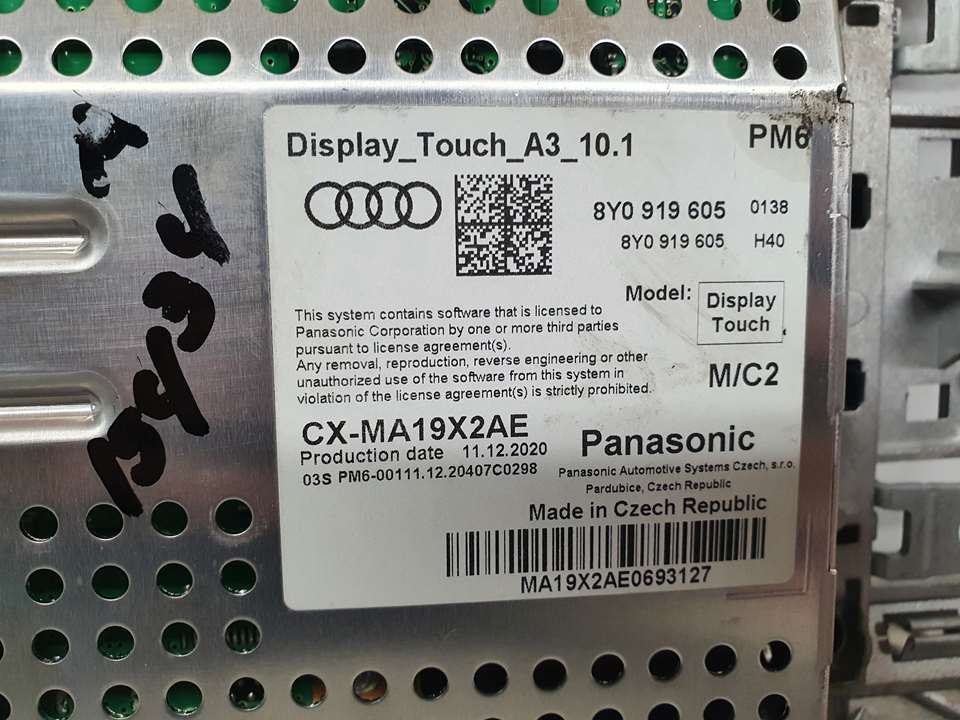 Sistema Navegacion Gps para Audi A3 Sedan (8Ys)