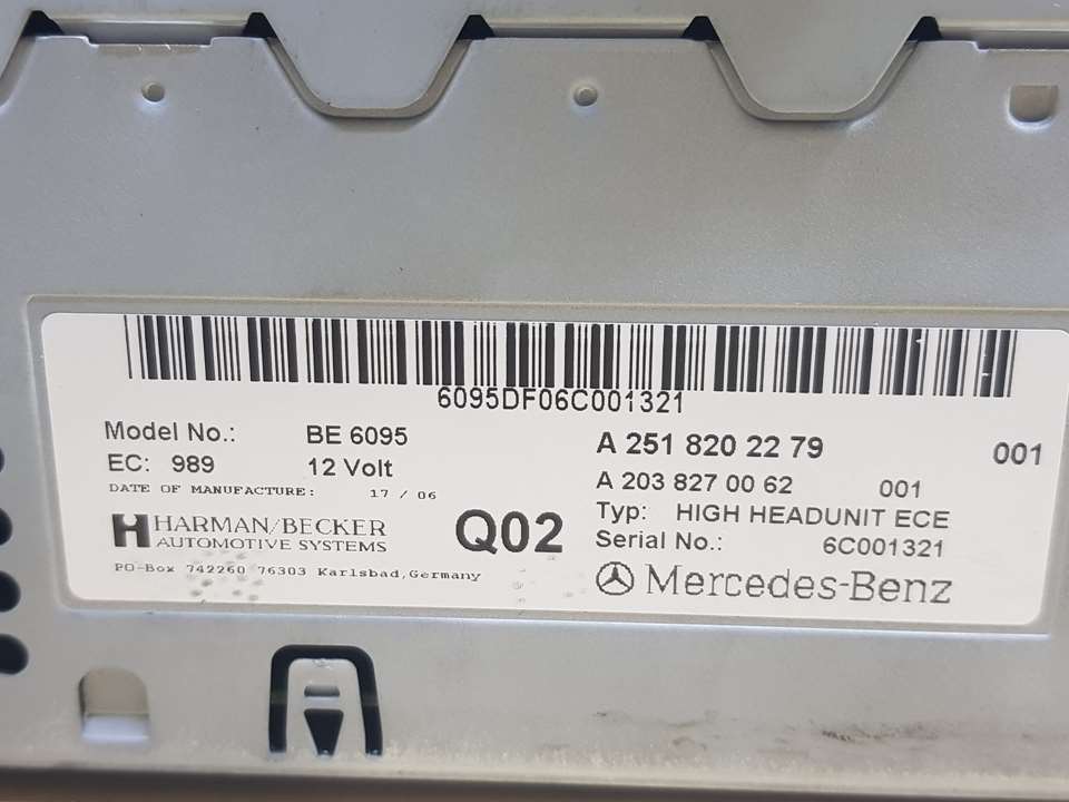 Sistema Navegacion Gps para Mercedes-Benz Clase R (W251)