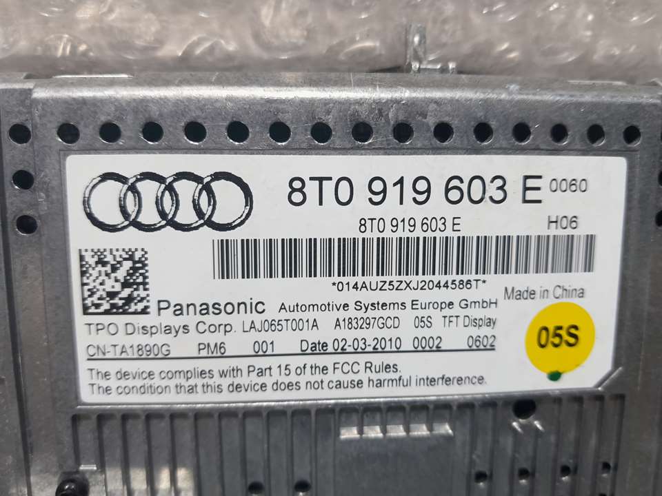 Pantalla Multifuncion para Audi A4 Ber. (B8)