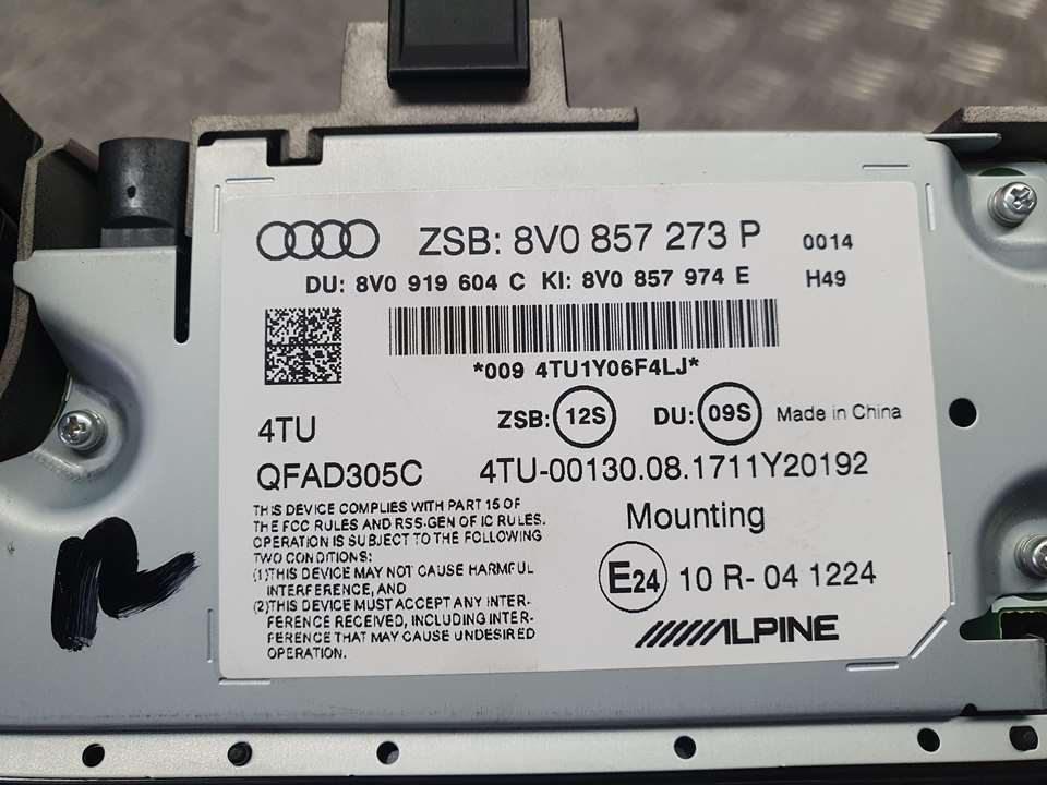 Sistema Navegacion Gps para Audi A3 Sportback (8Vf)