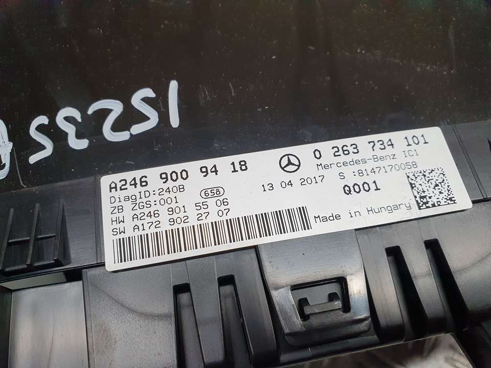 Cuadro Instrumentos para Mercedes-Benz Clase B (W246)