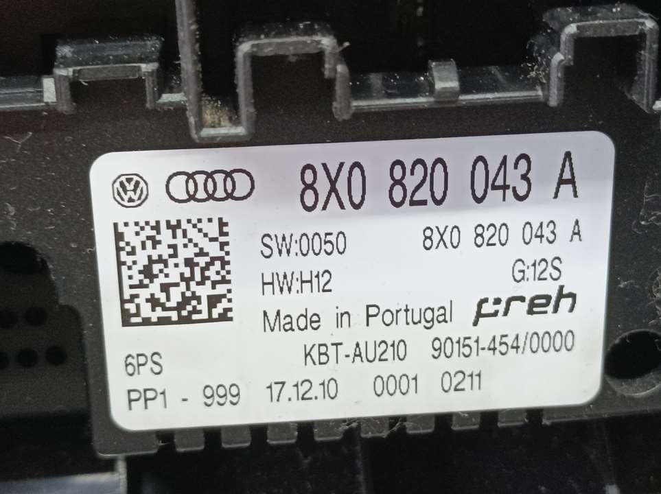 Mando Climatizador para Audi A1 (8X)