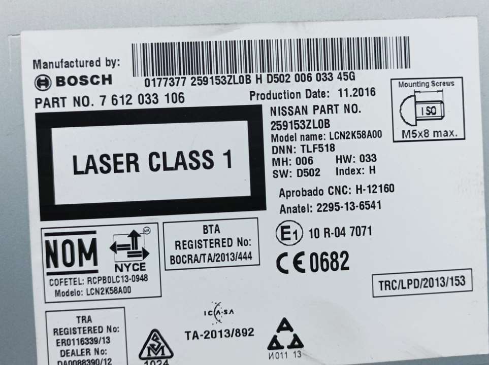 Sistema Navegacion Gps para Nissan Pulsar (C13)