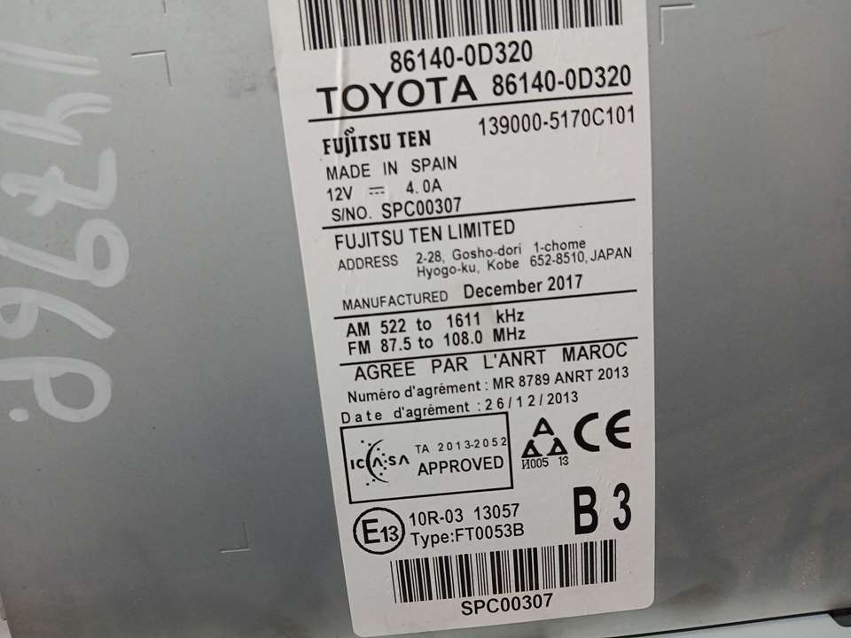 Sistema Navegacion Gps para Toyota Yaris
