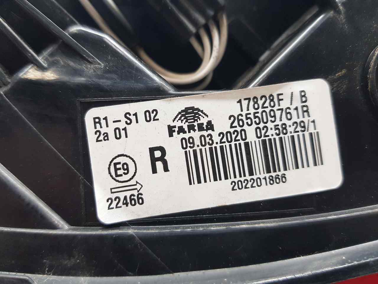 Piloto Trasero Derecho para Renault Clio V