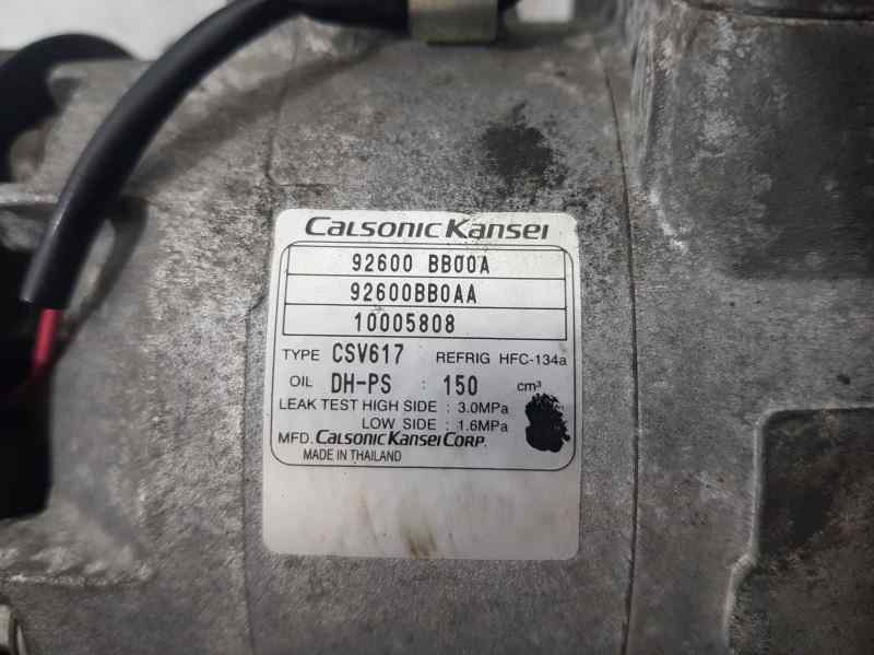 Compresor Aire Acondicionado para Nissan Qashqai (J10)