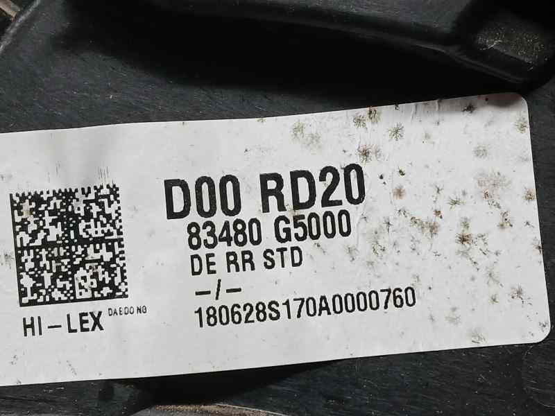 Elevalunas Trasero Derecho para Kia Niro