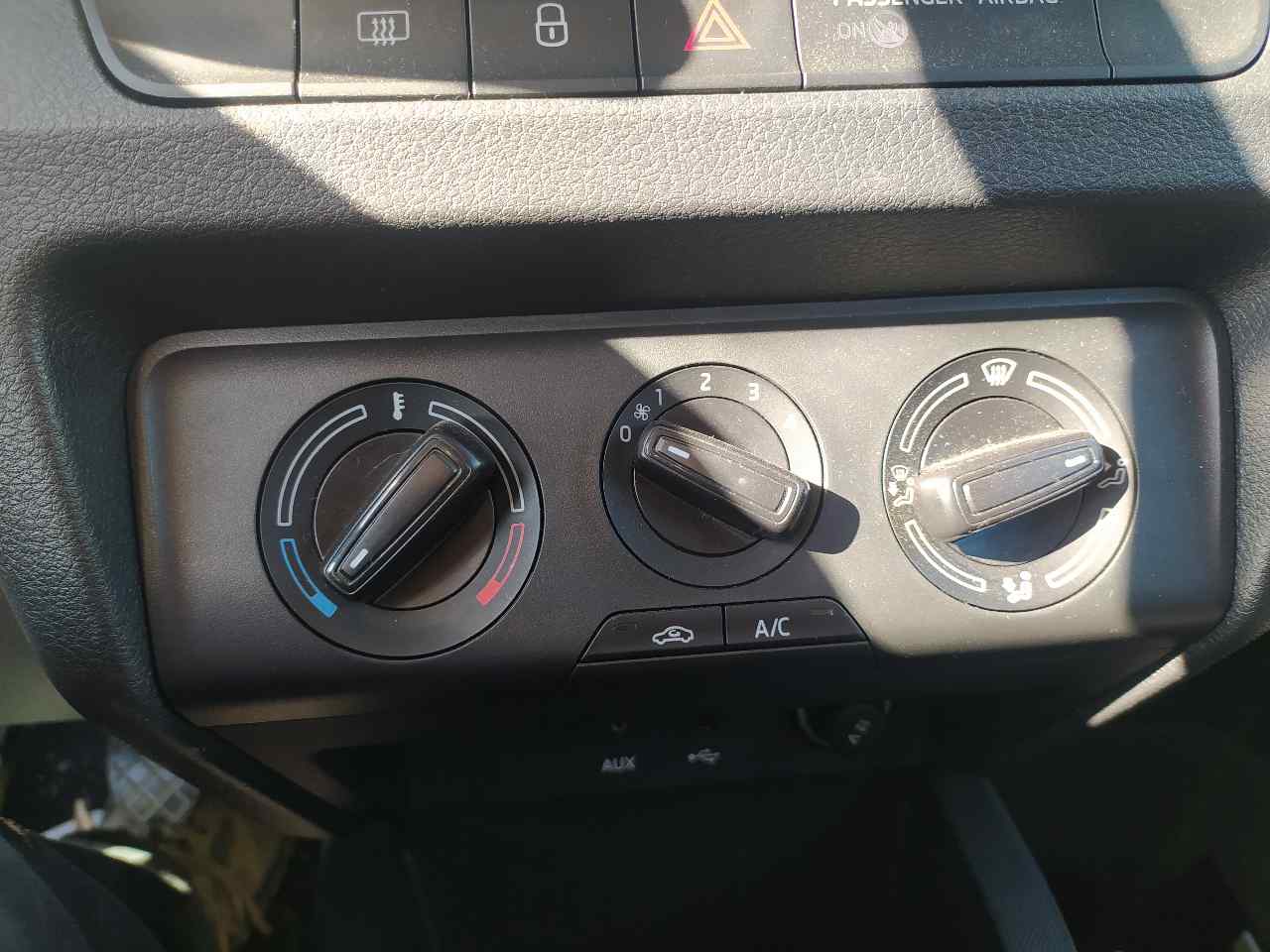 Mando Calefaccion / Aire Acondicionado para Skoda Fabia