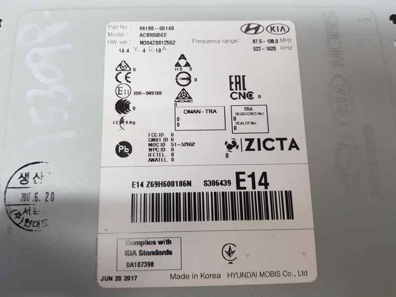 Sistema Audio / Radio para Kia Niro