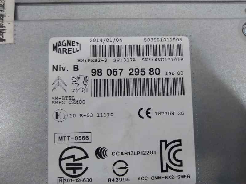 Sistema Audio / Radio para Peugeot 2008 (--.2013->)