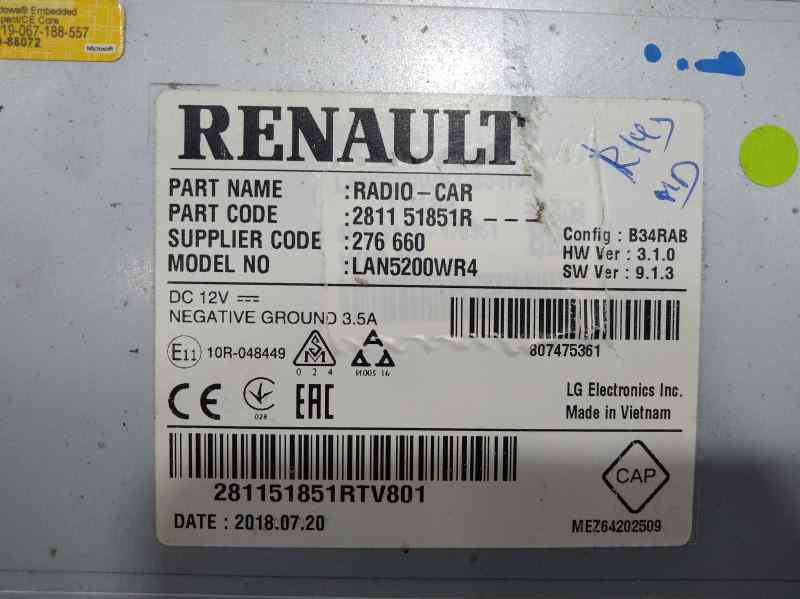 Sistema Navegacion Gps para Dacia Dokker