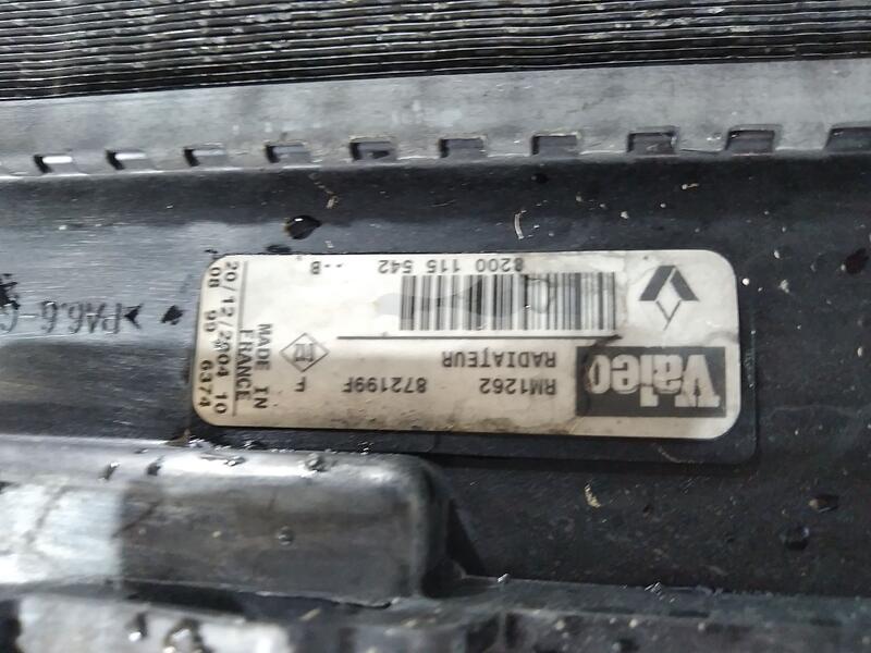 Radiador Agua para Renault Scenic Ii