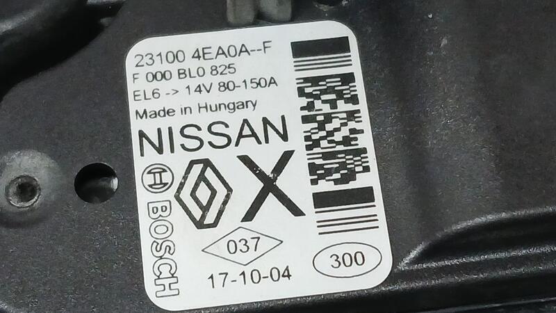 Alternador para Renault Megane Iv Berlina 5P