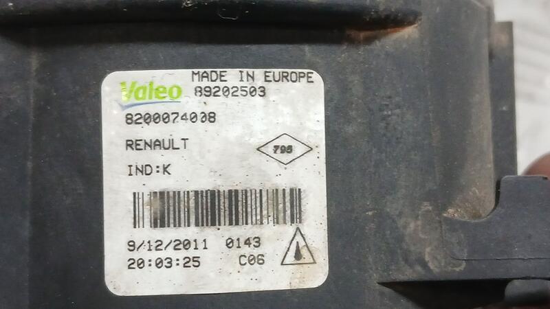 Faro Antiniebla Derecho para Dacia Duster