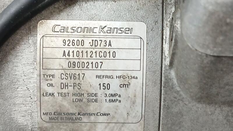 Compresor Aire Acondicionado para Nissan Qashqai (J10)