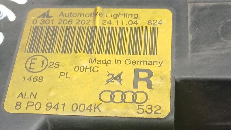 Faro Derecho para Audi A3 Sportback (8P)