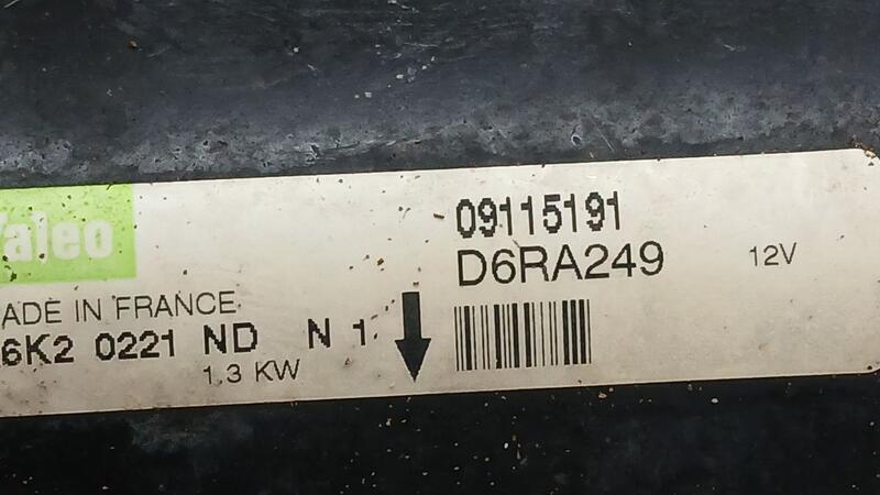 Motor Arranque para Opel Corsa C