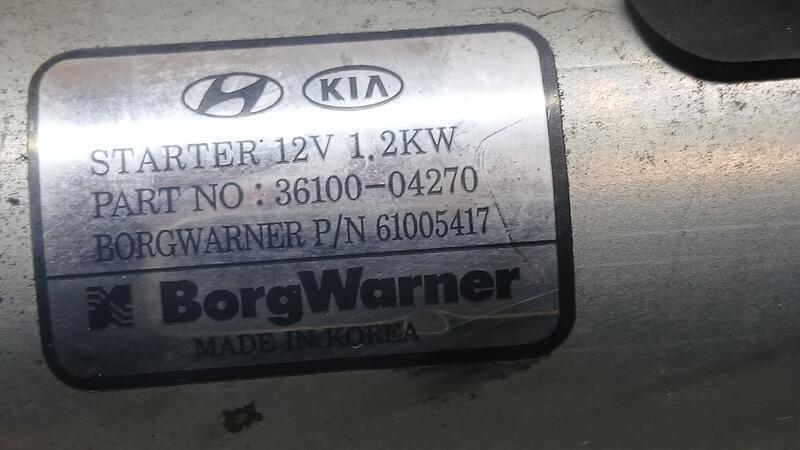 Motor Arranque para Hyundai I20 Active