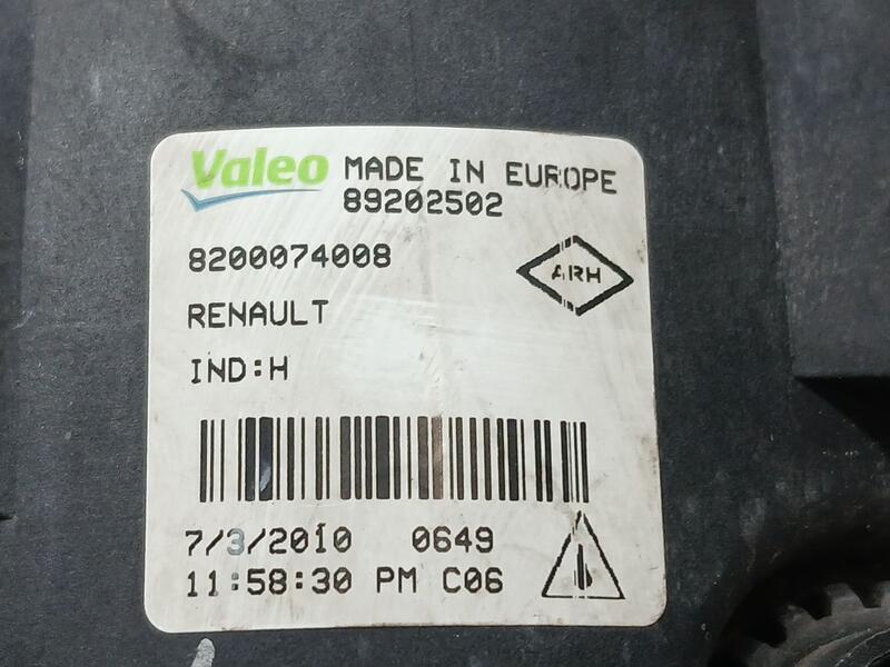 Faro Antiniebla Izquierdo para Renault Scenic Iii