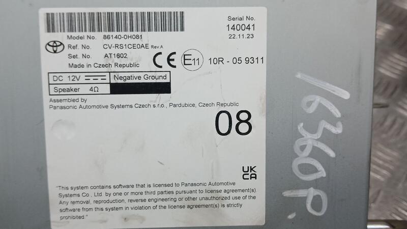 Sistema Navegacion Gps para Toyota Aygo X