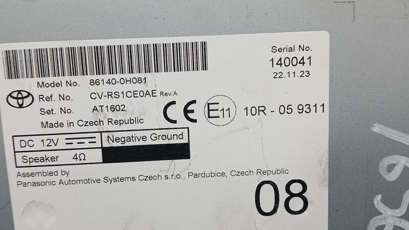 Sistema Navegacion Gps para Toyota Aygo X
