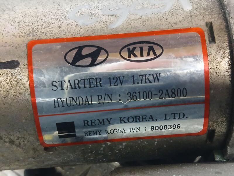 Motor Arranque para Hyundai Ix35