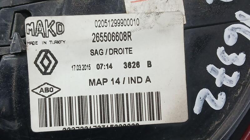 Piloto Trasero Derecho para Renault Clio Iv