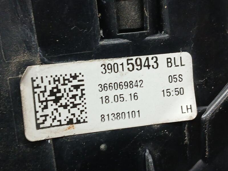 Piloto Trasero Izquierdo para Opel Astra K Lim. 5Türig