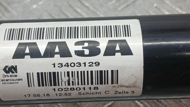 Transmision Delantera Derecha para Opel Astra K Lim. 5Türig