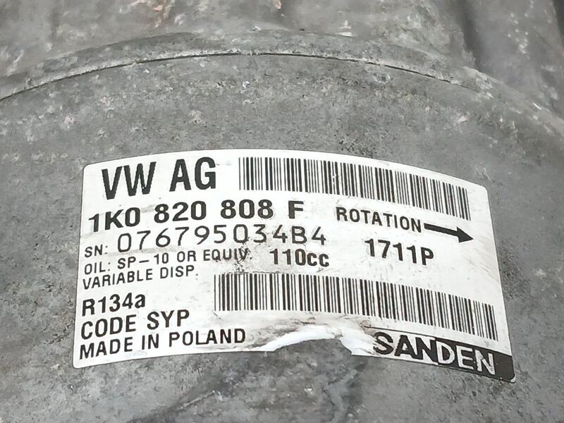 Compresor Aire Acondicionado para Volkswagen Tiguan (5N2)