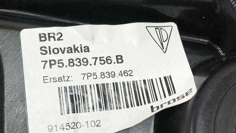 Elevalunas Trasero Derecho para Porsche Cayenne (Typ 92Aa)