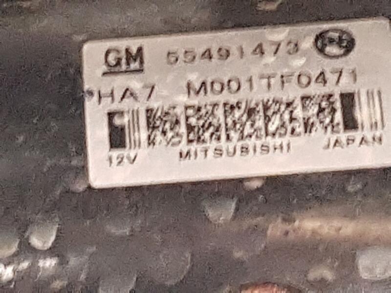 Motor Arranque para Opel Astra K (B16)